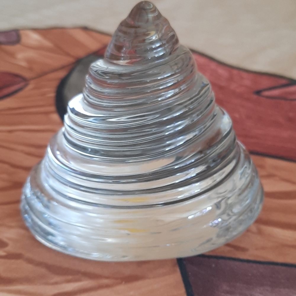 Handmade Crystal| Poop Paperweight| Blown Glass|